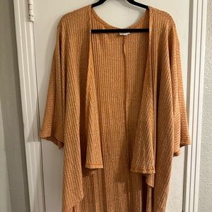 Lularoe burnt orange cardigan size L